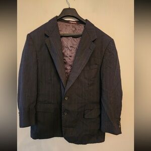 VTG Evan Picone grey Wool Two Button Blazer Men’s 44 short